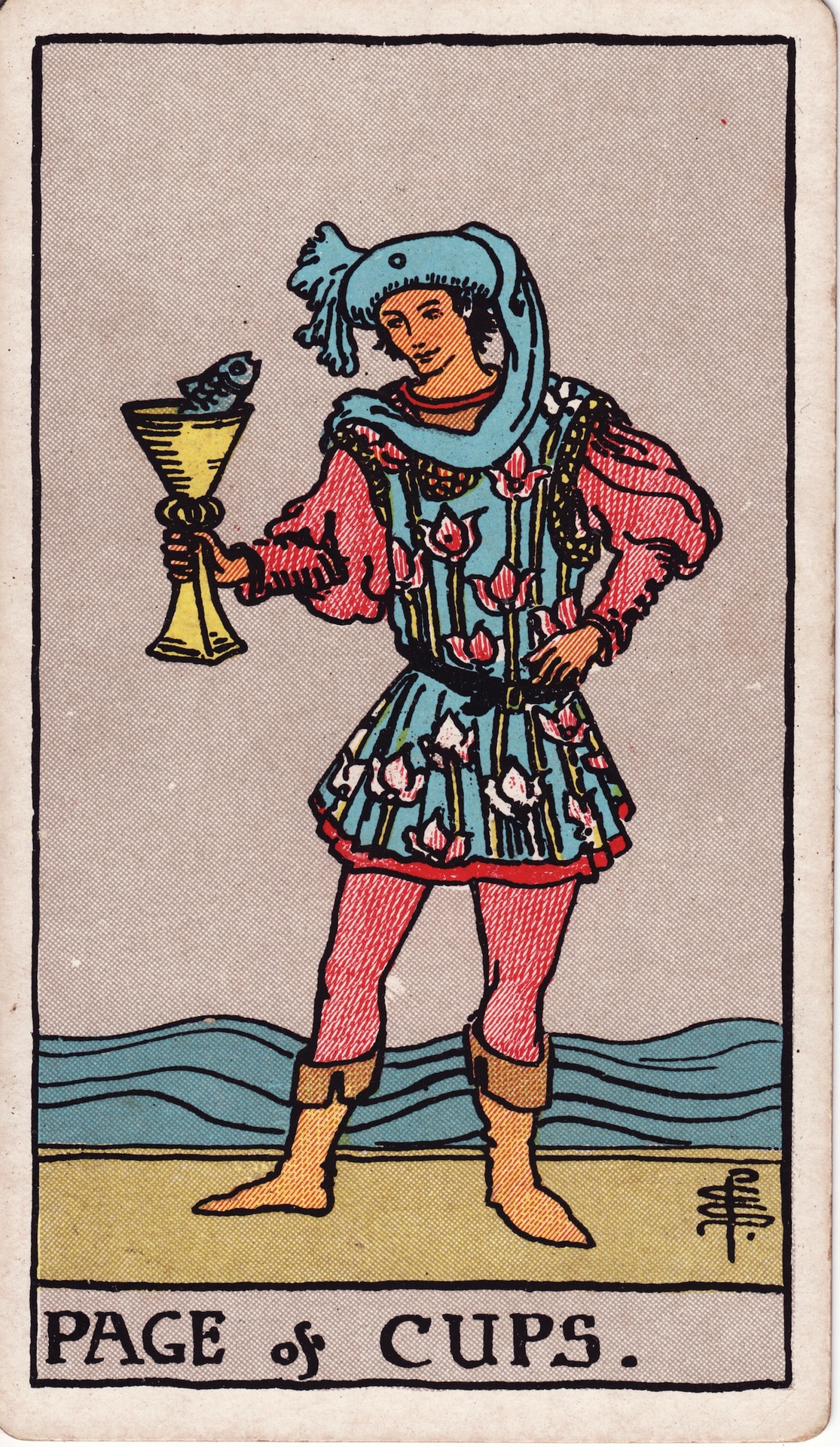 Kupa Uşağı tarot kartı