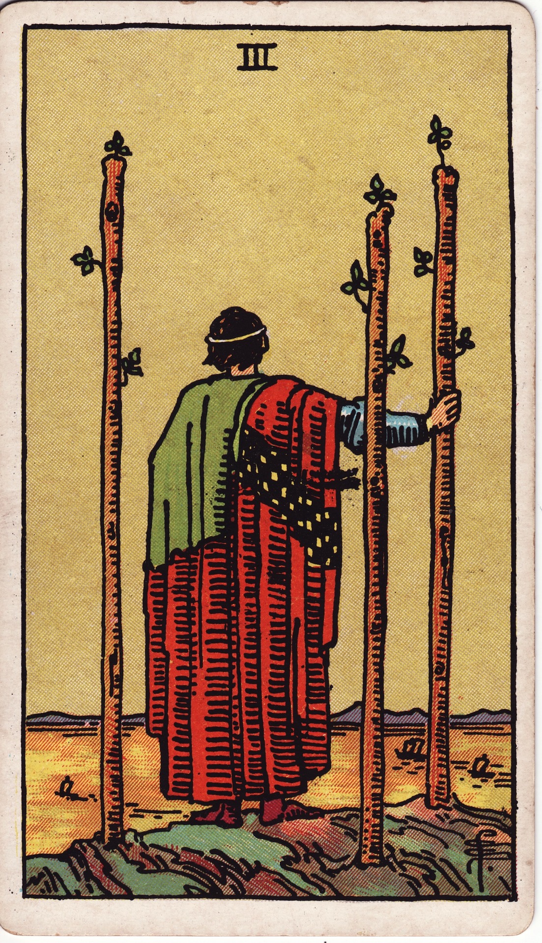 Asa Üçlüsü tarot kartı