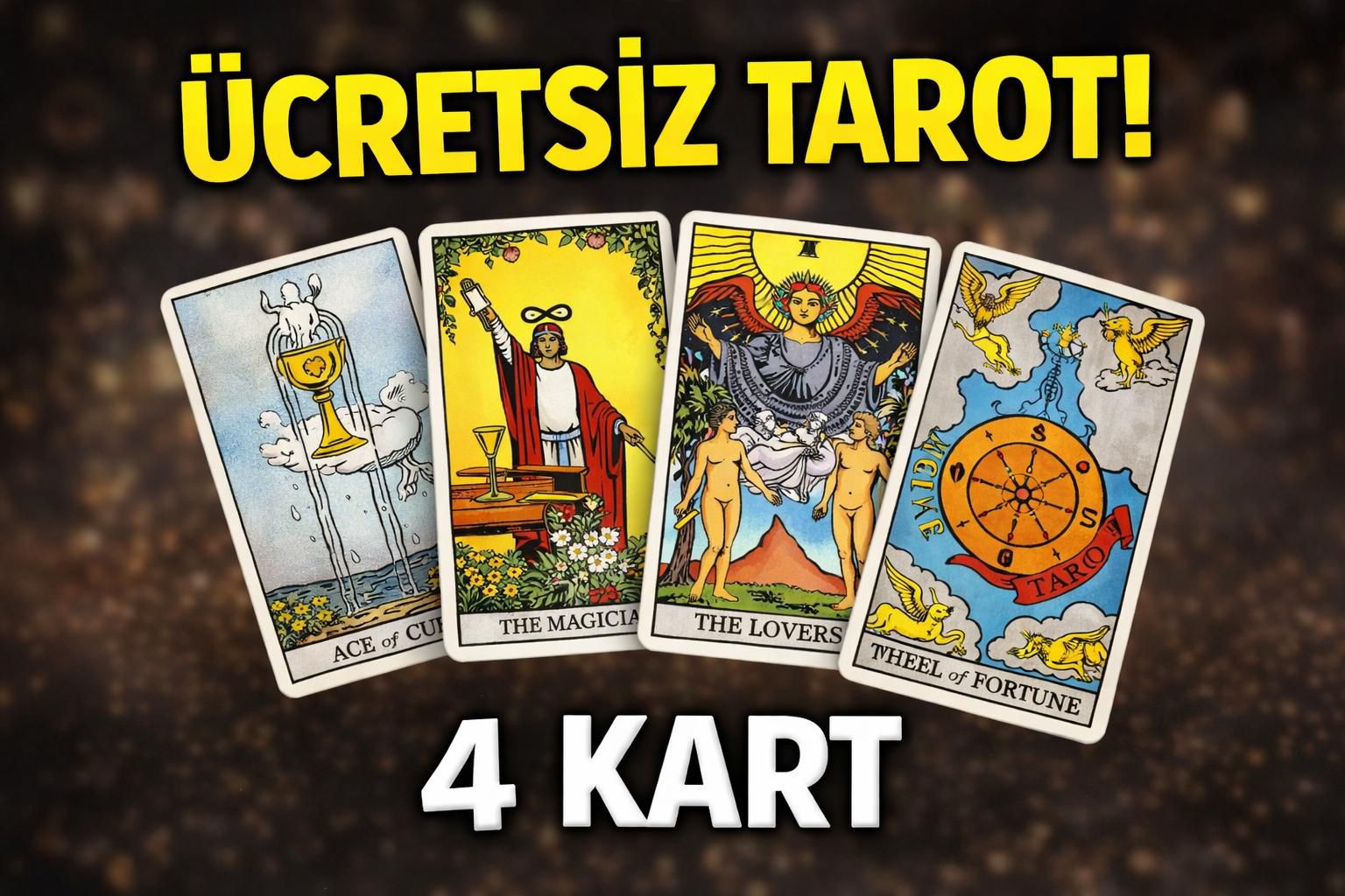 26 Nisan Pazar Tarot Açılımı — Ücretsiz 4 Kart Tarot Falı